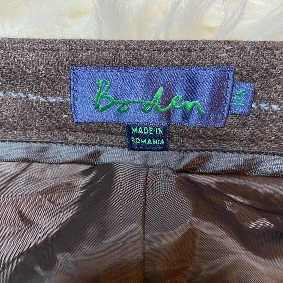 Boden Black and Gray Striped Dress Pants - Picture 3 of 3